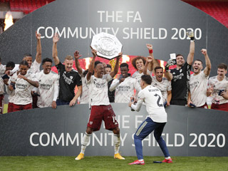 社区盾-奥巴梅扬世界波 阿森纳点球6-5利物浦夺冠