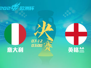 欧洲杯决赛前瞻:意大利VS英格兰
